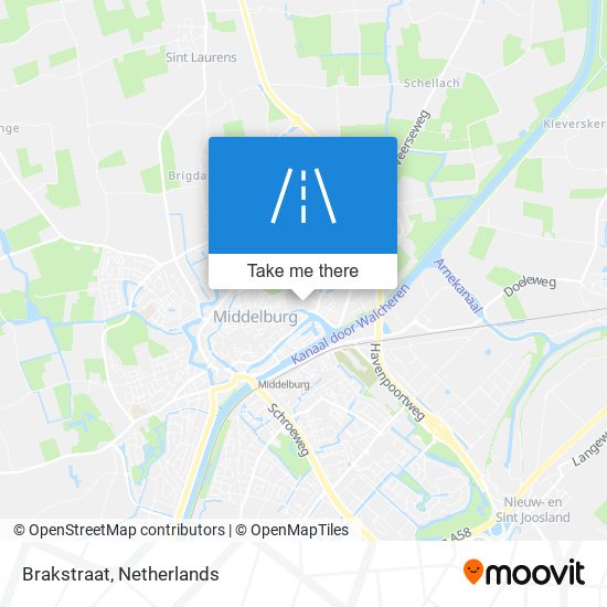 Brakstraat map