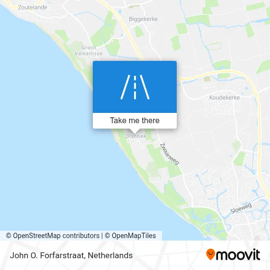 John O. Forfarstraat map