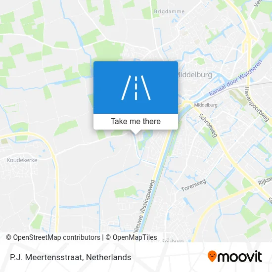P.J. Meertensstraat map