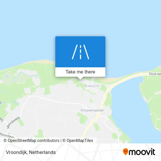 Vroondijk map