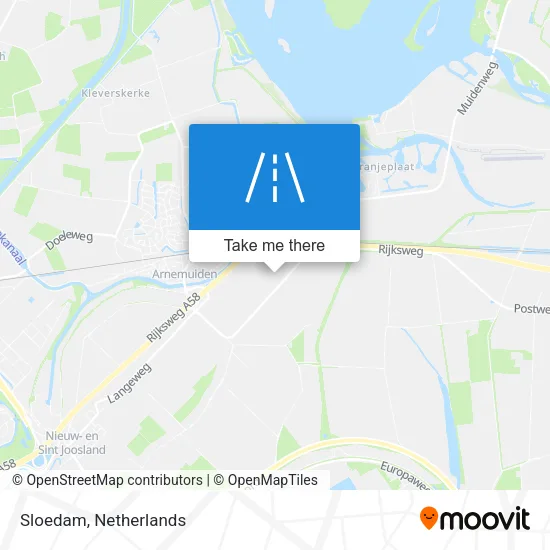 Sloedam map