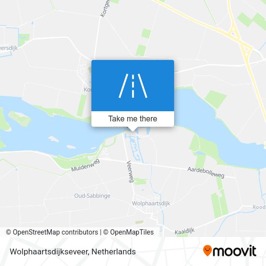 Wolphaartsdijkseveer map
