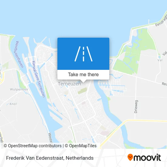 Frederik Van Eedenstraat Karte