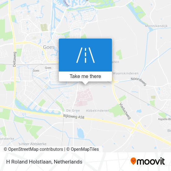 H Roland Holstlaan map