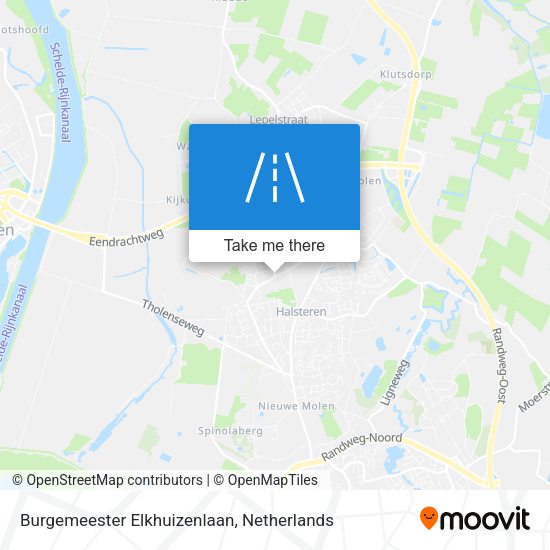 Burgemeester Elkhuizenlaan map