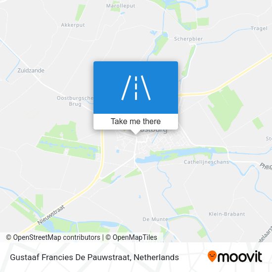 Gustaaf Francies De Pauwstraat map