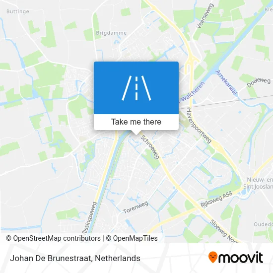 Johan De Brunestraat map
