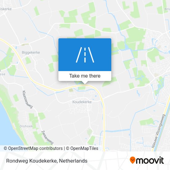 Rondweg Koudekerke map