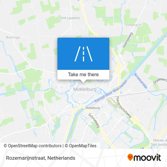 Rozemarijnstraat Karte