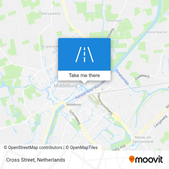 Dwarsstraat map