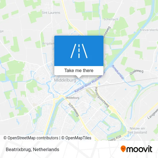 Beatrixbrug map