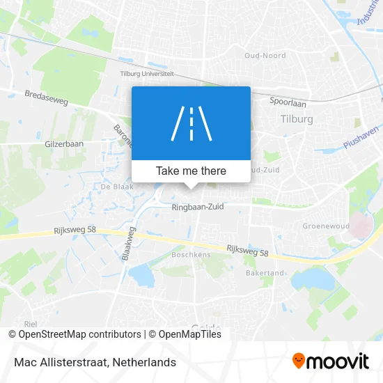 Mac Allisterstraat map