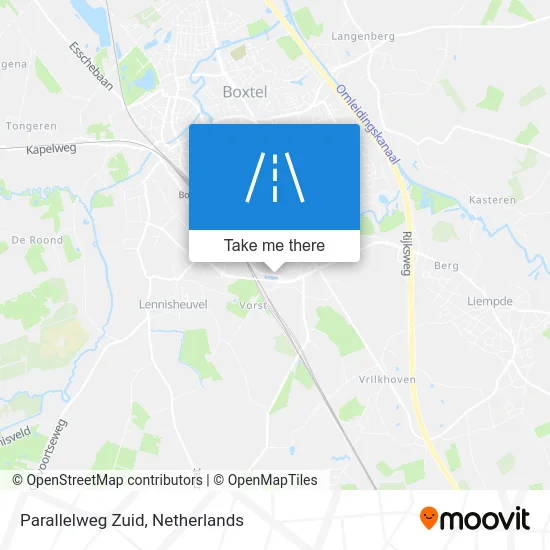 Parallelweg Zuid map