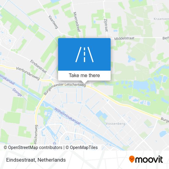 Eindsestraat map