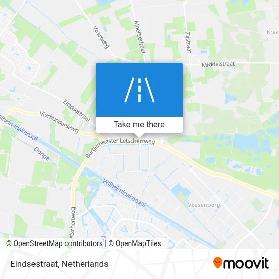 Eindsestraat map
