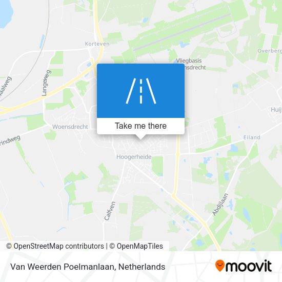 Van Weerden Poelmanlaan map