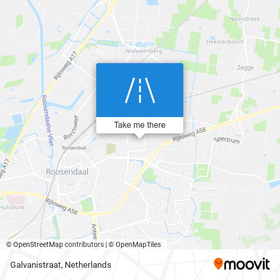 Galvanistraat map