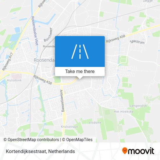 Kortendijksestraat map