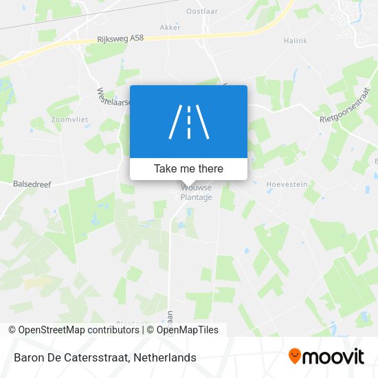 Baron De Catersstraat map