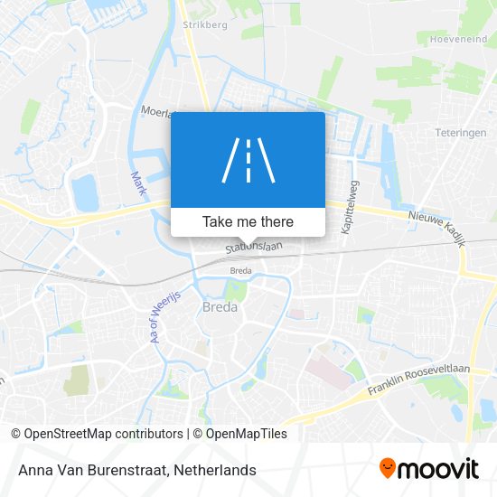 Anna Van Burenstraat map