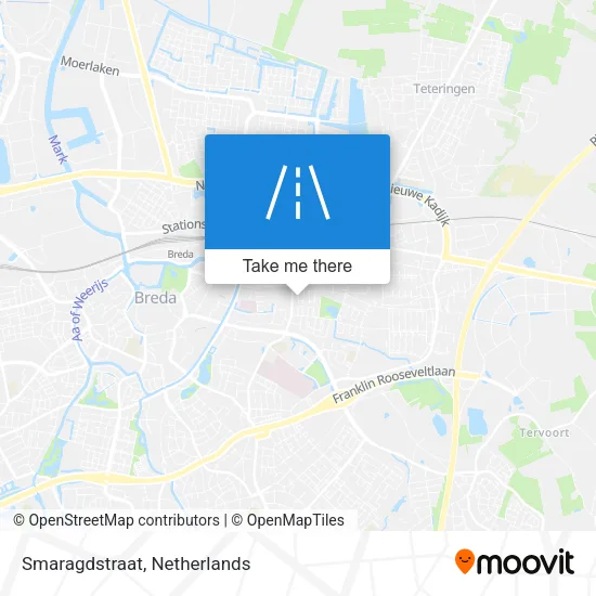 Smaragdstraat map
