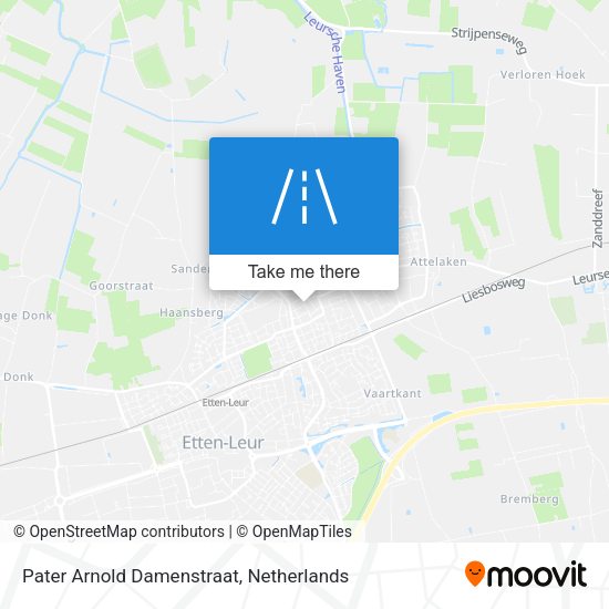 Pater Arnold Damenstraat map