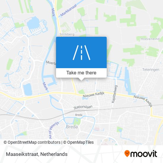 Maaseikstraat map