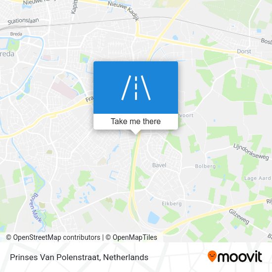 Prinses Van Polenstraat map