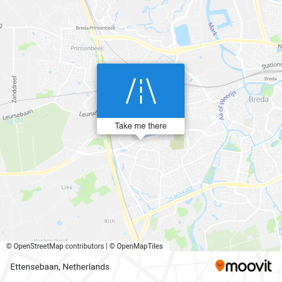 Ettensebaan map