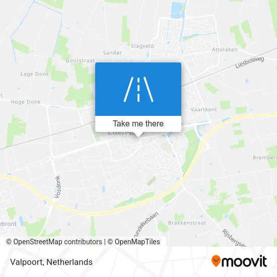 Valpoort map
