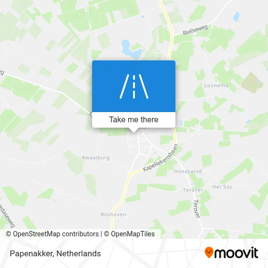 Papenakker map