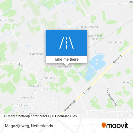 Magazijnweg map