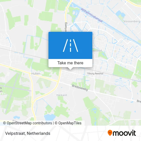 Velpstraat map