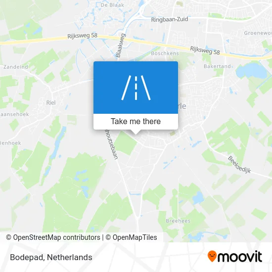 Bodepad map