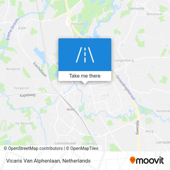 Vicaris Van Alphenlaan map