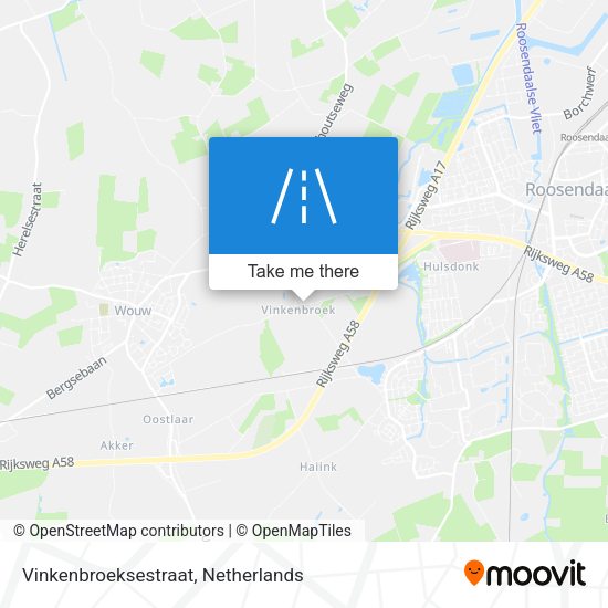 Vinkenbroeksestraat map