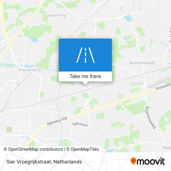 Sier Vroegrijkstraat map