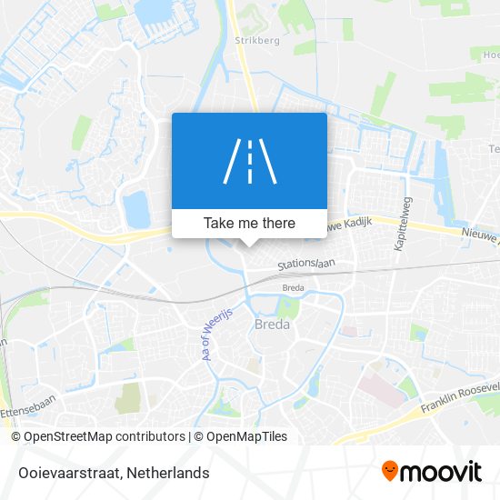 Ooievaarstraat map