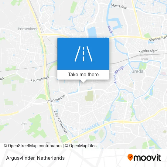 Argusvlinder map