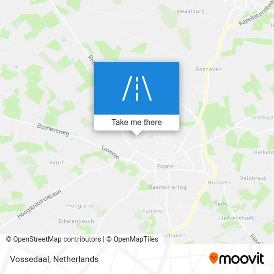 Vossedaal map