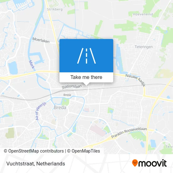 Vuchtstraat map