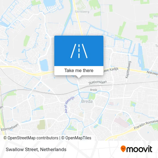 Zwaluwstraat map