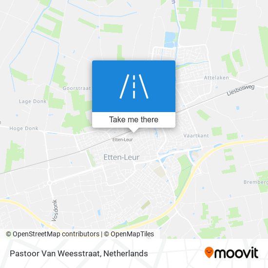 Pastoor Van Weesstraat map