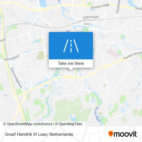 Graaf Hendrik III Laan map