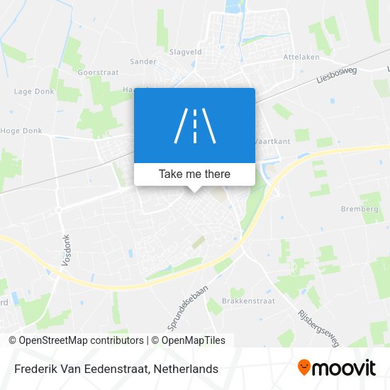 Frederik Van Eedenstraat map