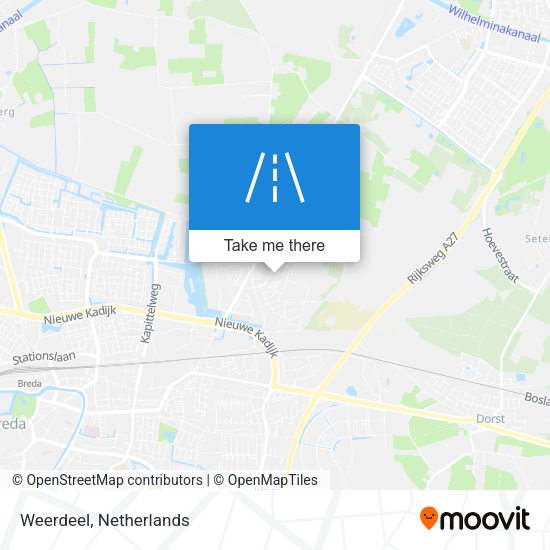 Weerdeel map