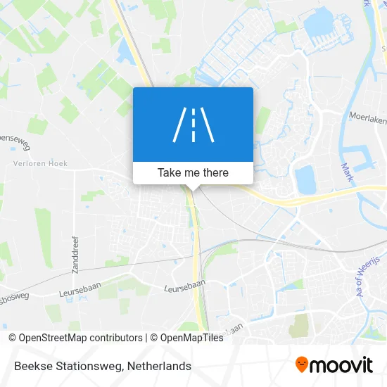 Beekse Stationsweg map