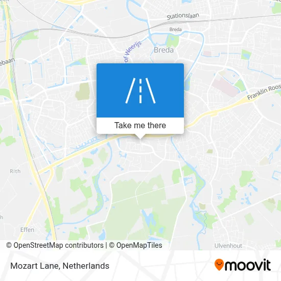 Mozartlaan map