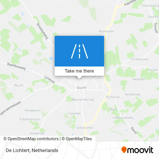 De Lichtert map