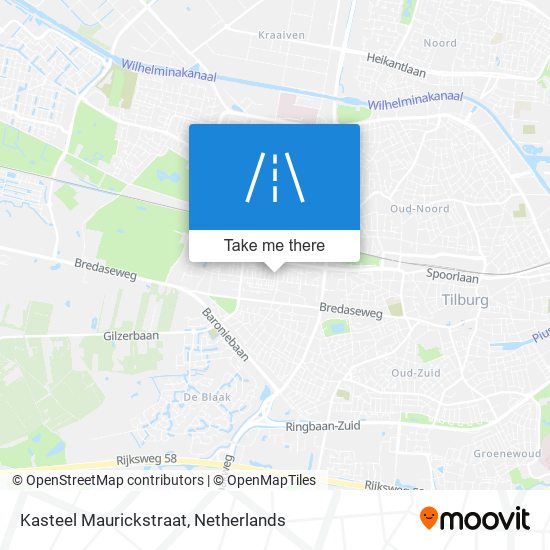 Kasteel Maurickstraat map